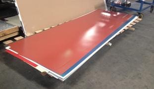 Flat metal sheets