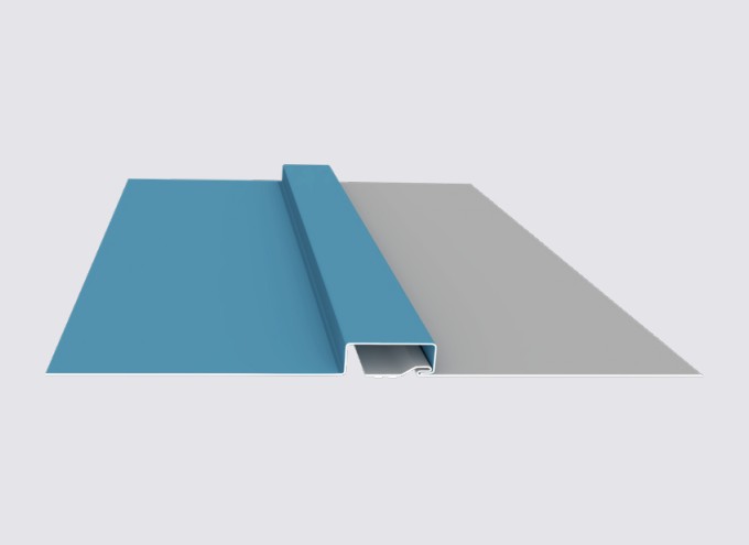 Board and batten metal wall siding panel